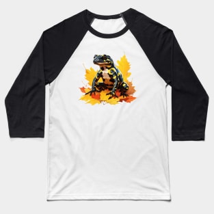 Fire Salamander Baseball T-Shirt